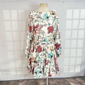 Baltic Born NWT Tally long sleeve floral mini dress size 1x